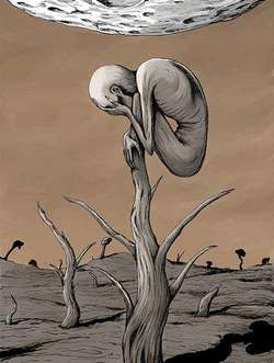 Bìa truyện Thuyết tiến hóa của loài người