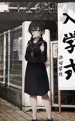 Bìa truyện Sống Cùng Cô Nữ Sinh Trung Học Kỳ Lạ Ở Nhờ Nhà