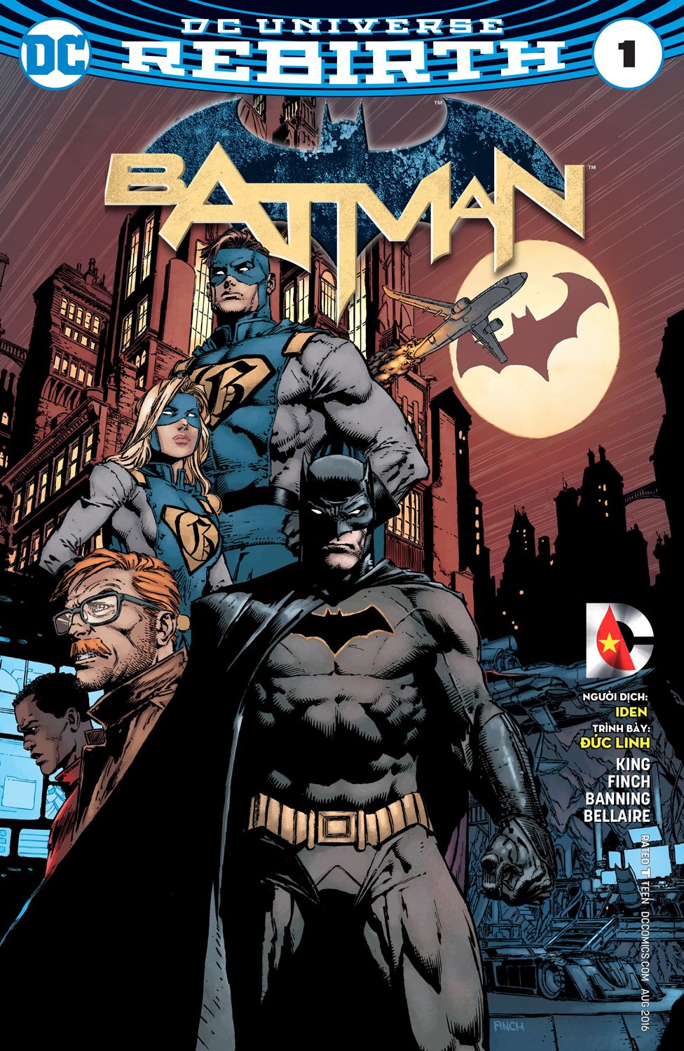 Bìa truyện Batman Rebirth (2016)