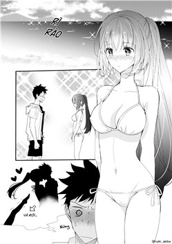 Bìa truyện Hazu-kun to Kashi-san no Hazukashii Nichijou