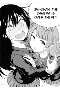 Bìa truyện Umi-chan,the camera is over there ?