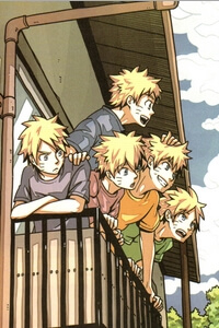 Bìa truyện 5 anh em sinh đôi