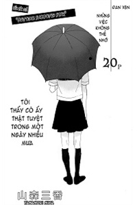 Bìa truyện A Love Story In Moist Rainy Days